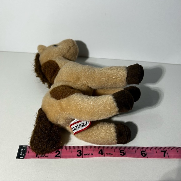 Douglas The Cuddle Toy Brown Standing Horse Plush Stuffed Animal Toy 8” Tall - Picture 4 of 7
